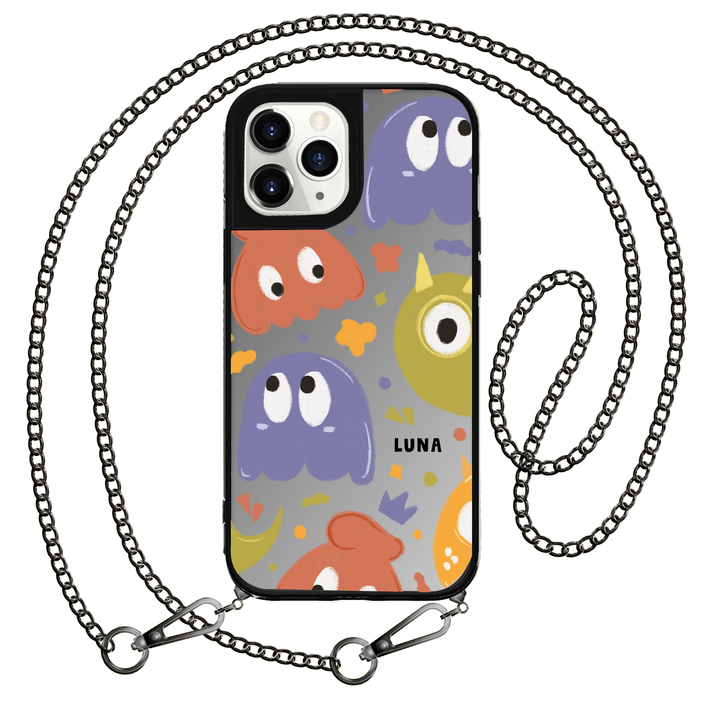 iPhone Mirror Grip Case - Cute Monster 1.0