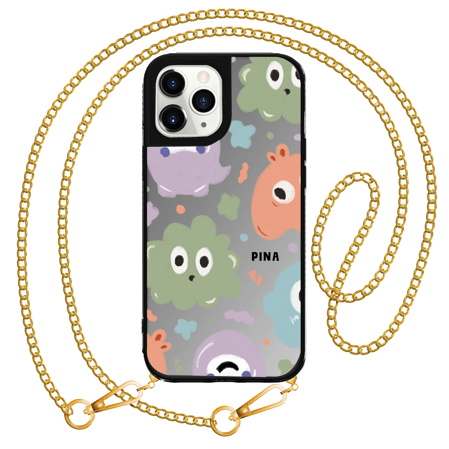 iPhone Mirror Grip Case - Cute Monster 2.0