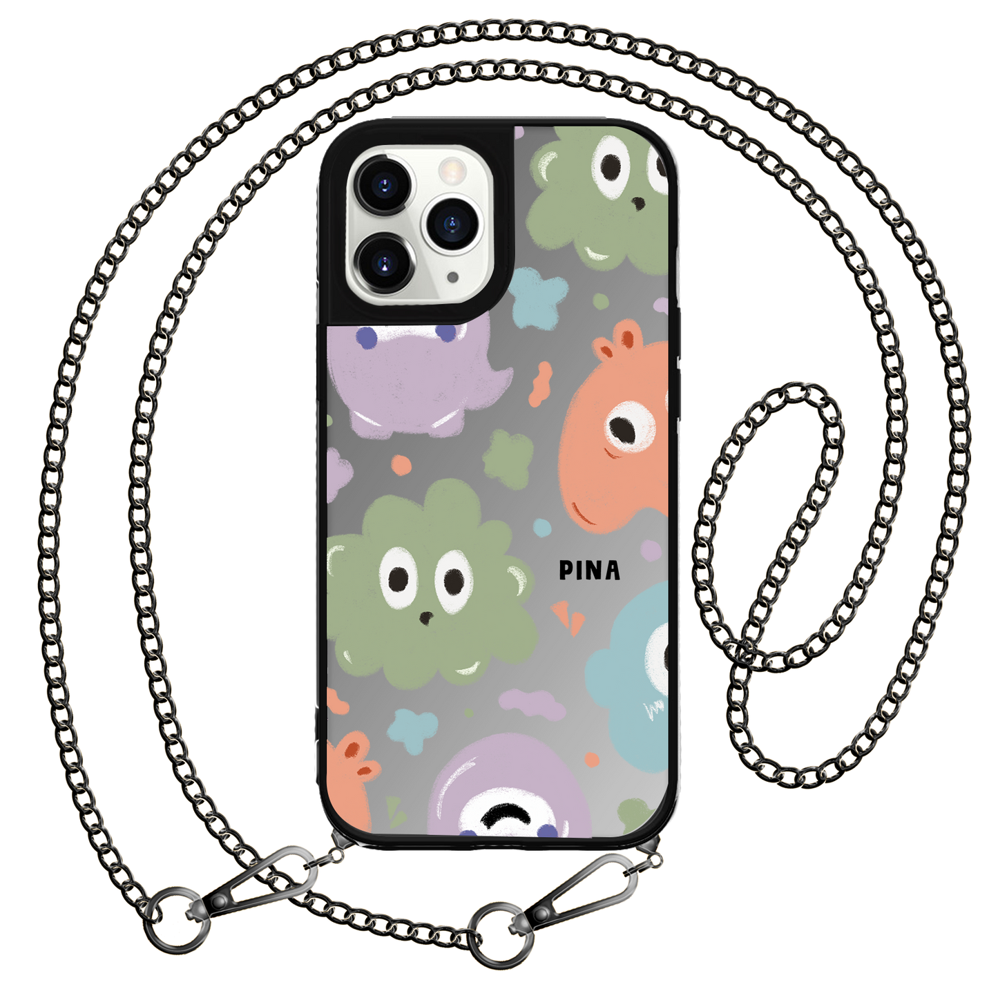 iPhone Mirror Grip Case - Cute Monster 2.0