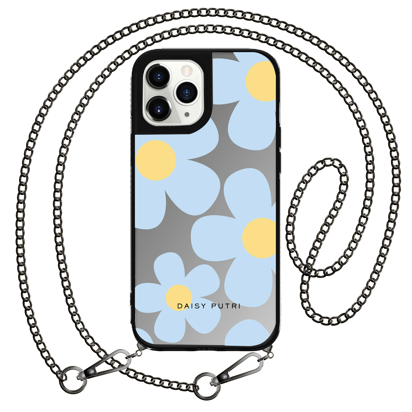 iPhone Mirror Grip Case - Daisy Garland