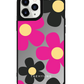 iPhone Mirror Grip Case - Daisy Hot Pink