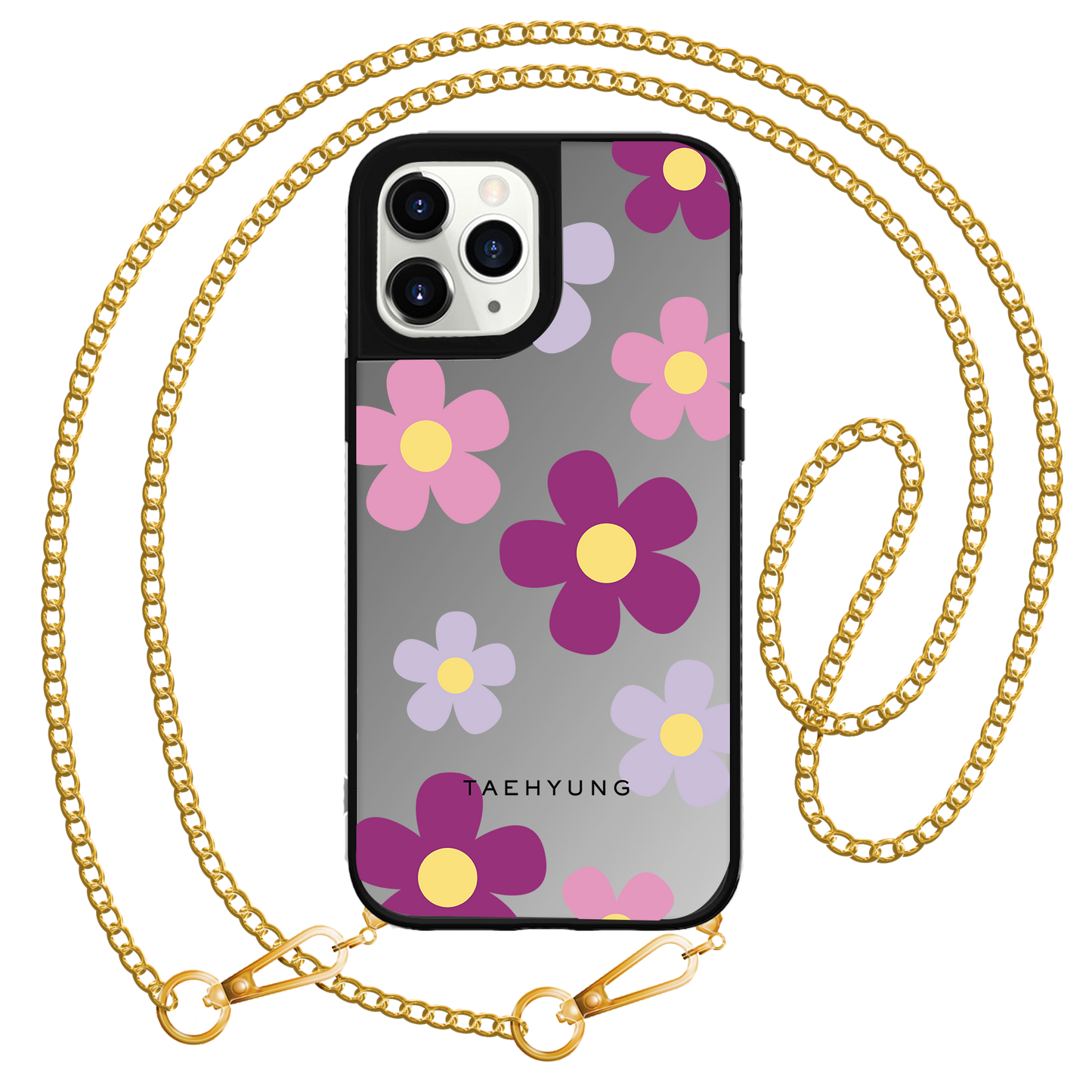 iPhone Mirror Grip Case - Daisy Paradise