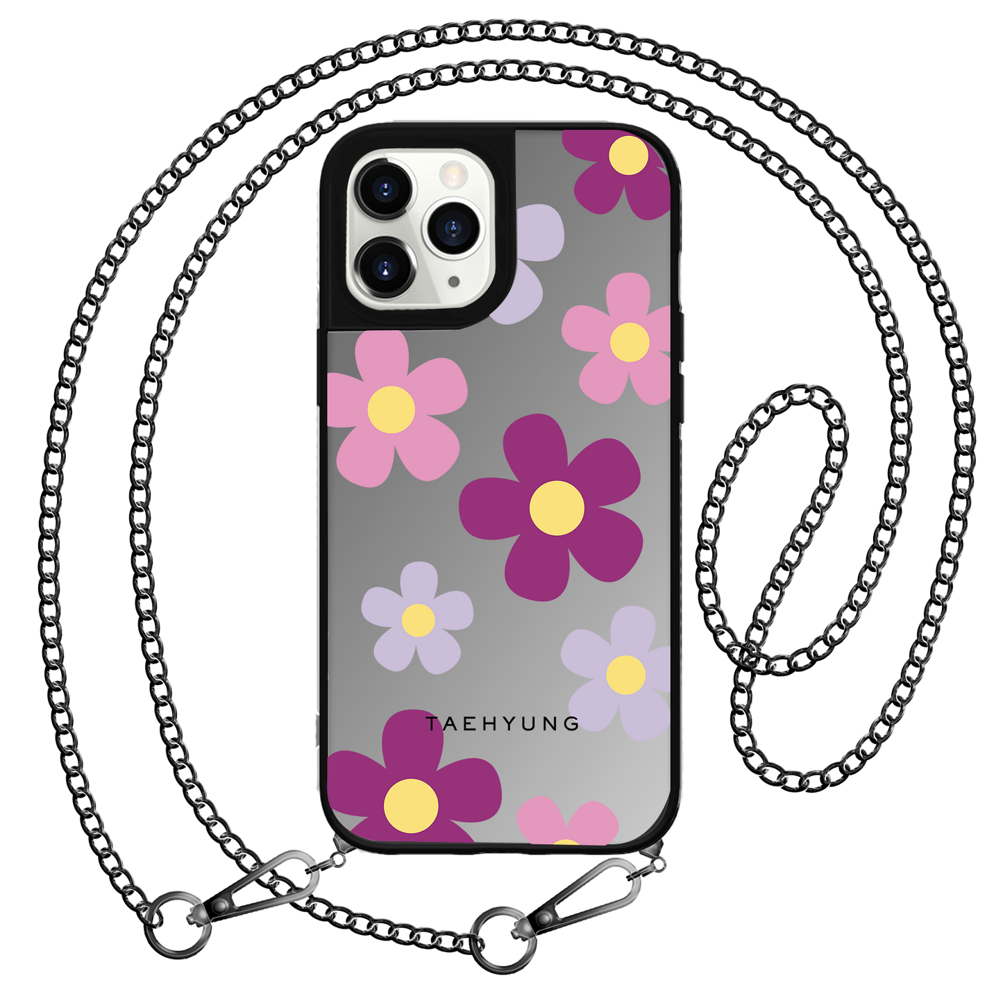 iPhone Mirror Grip Case - Daisy Paradise