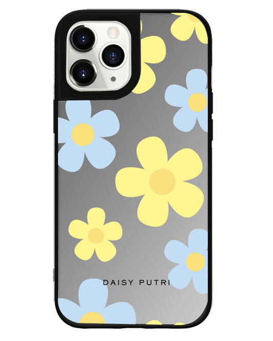 iPhone Mirror Grip Case - Daisy Skies