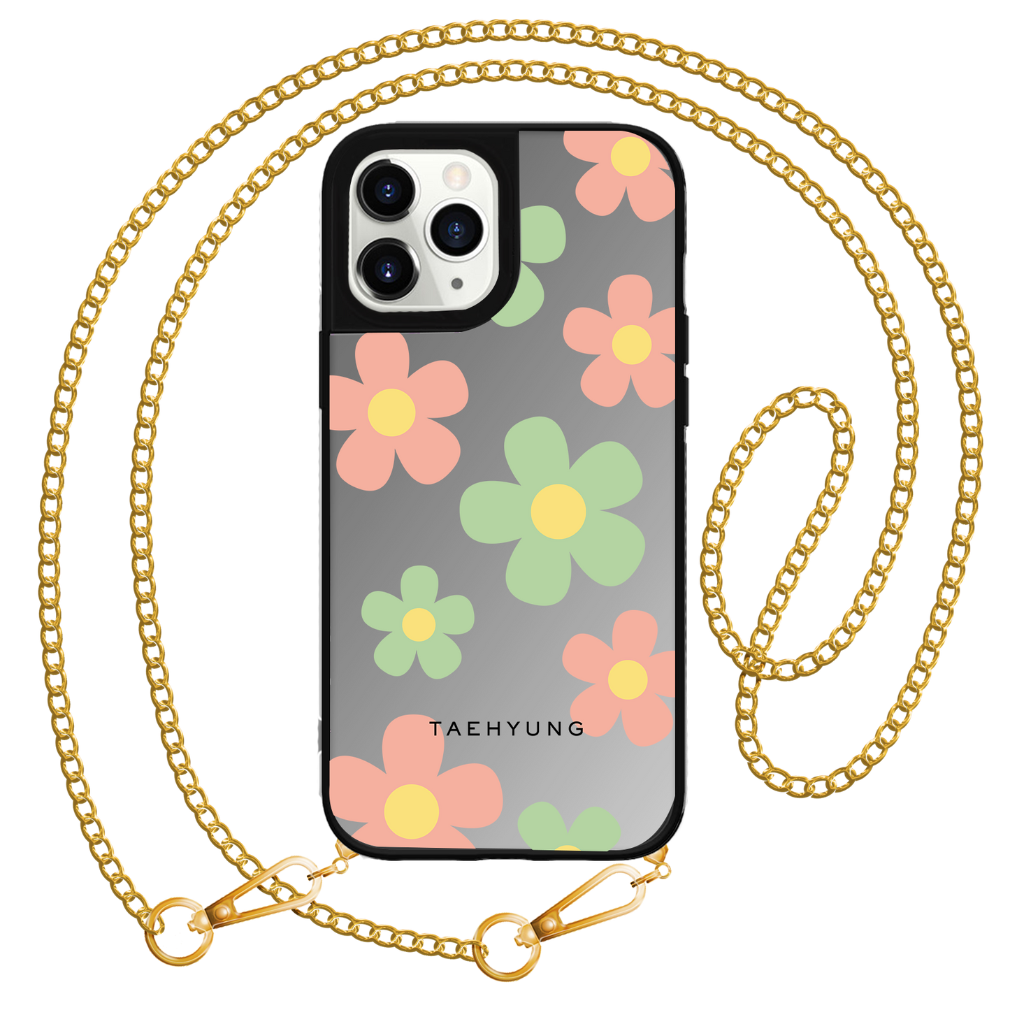 iPhone Mirror Grip Case - Daisy Spring