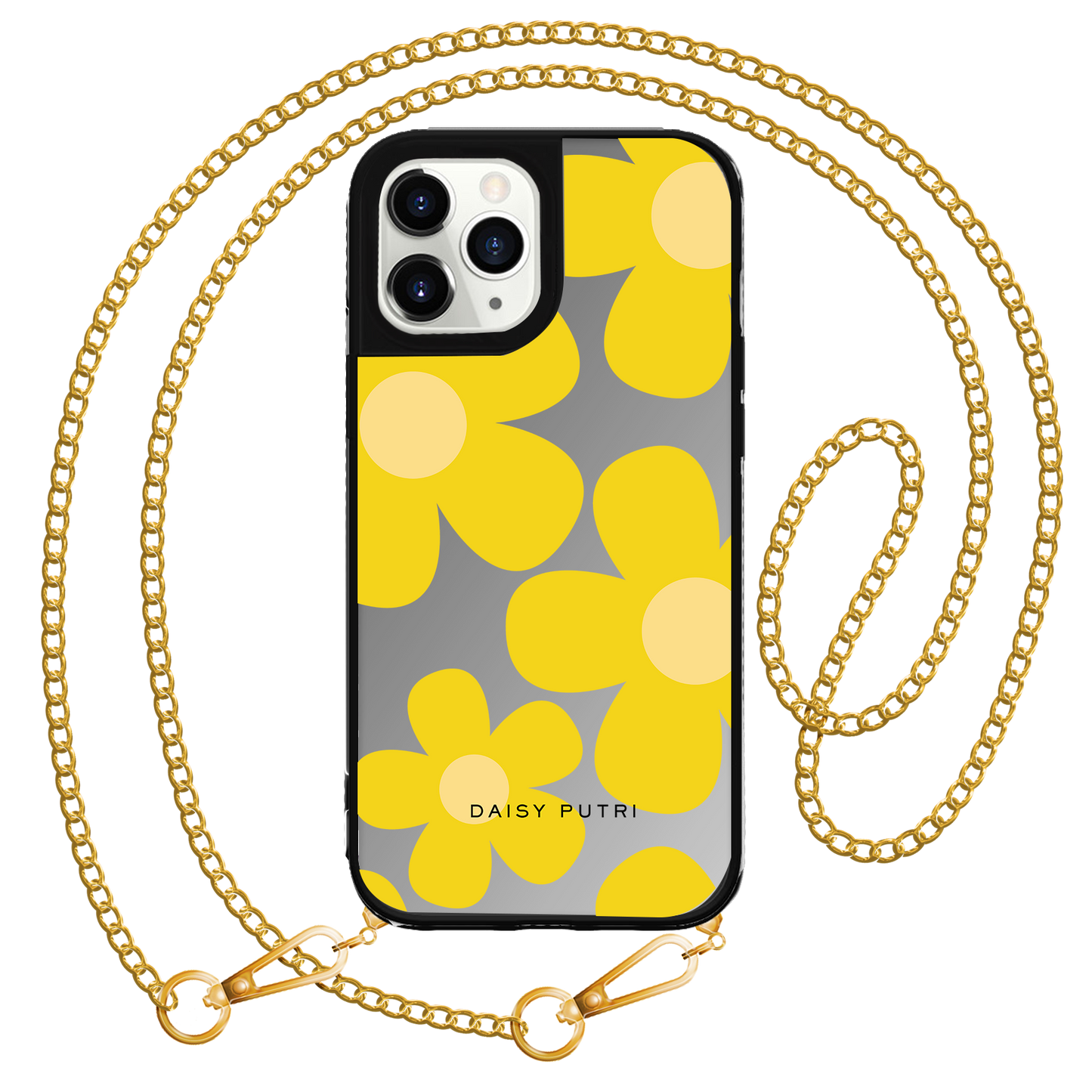 iPhone Mirror Grip Case - Daisy Sunshine