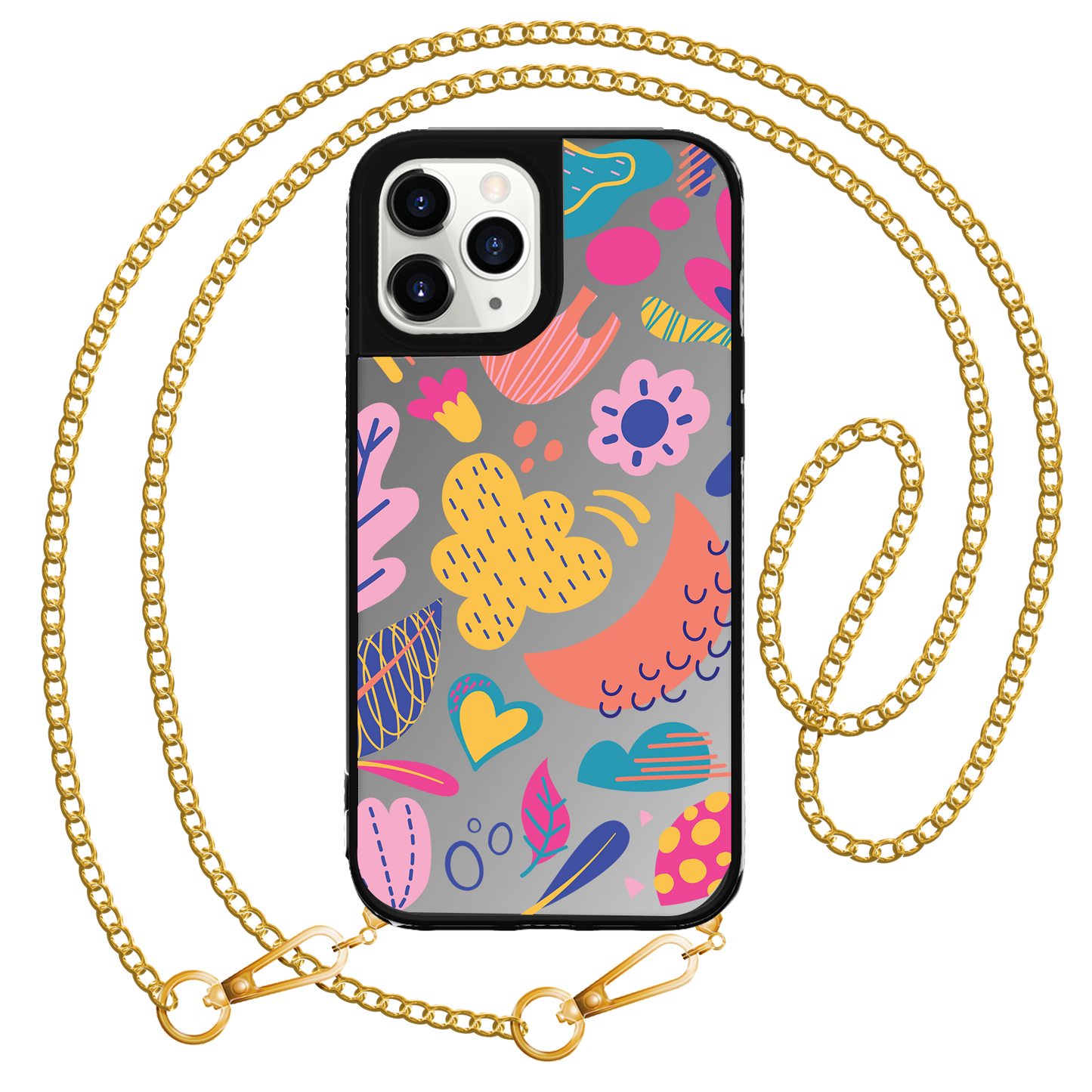 iPhone Mirror Grip Case - Florals