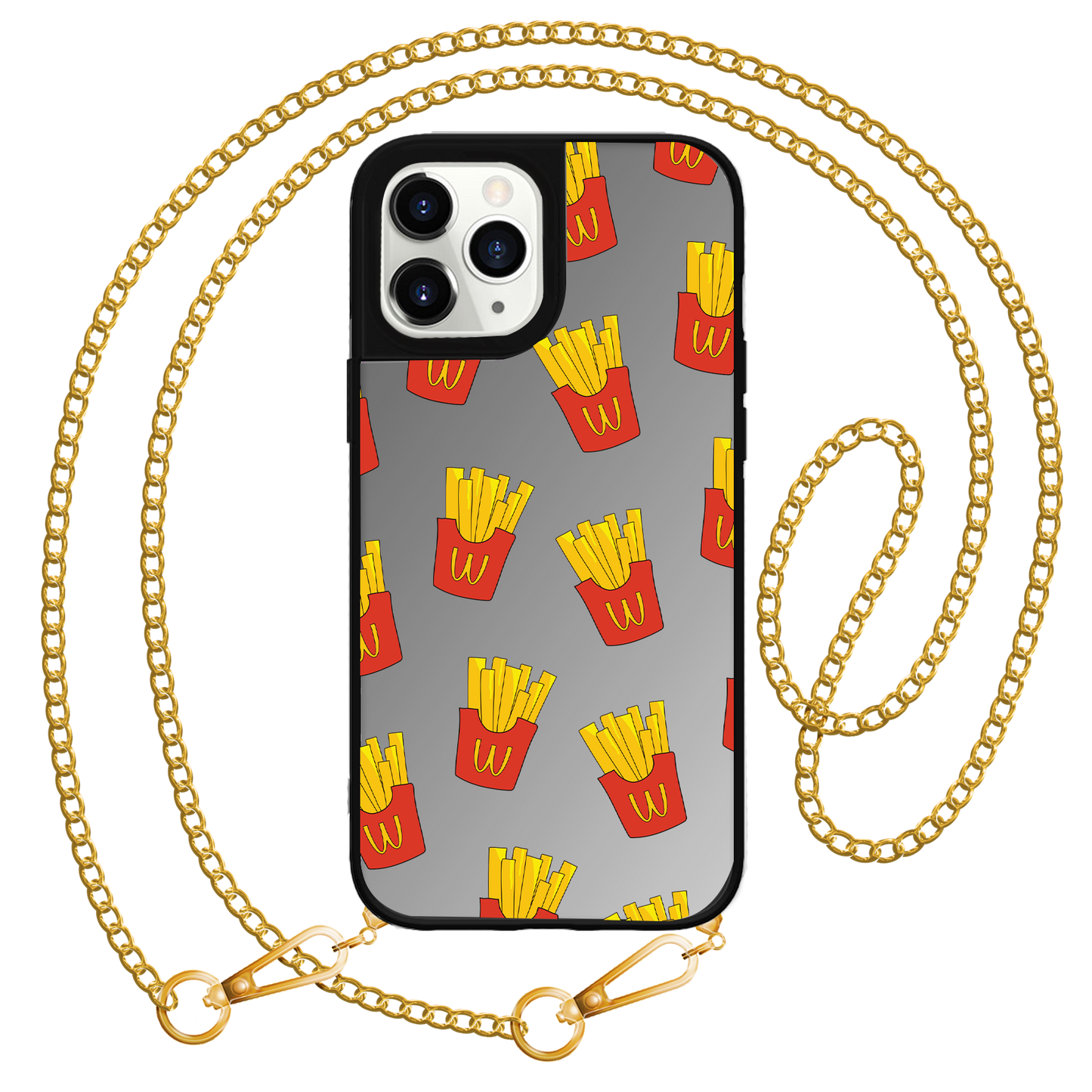 iPhone Mirror Grip Case - Fries