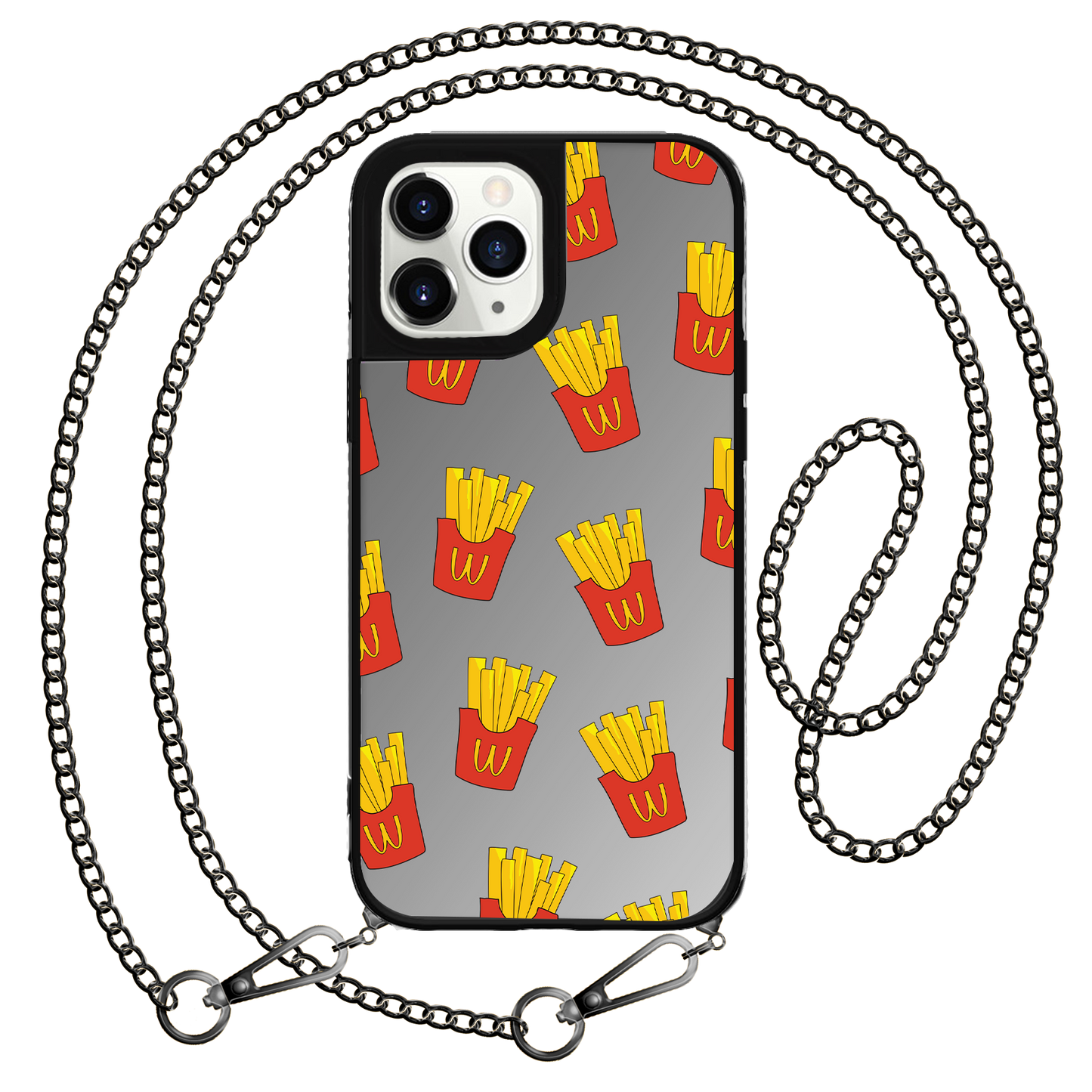 iPhone Mirror Grip Case - Fries