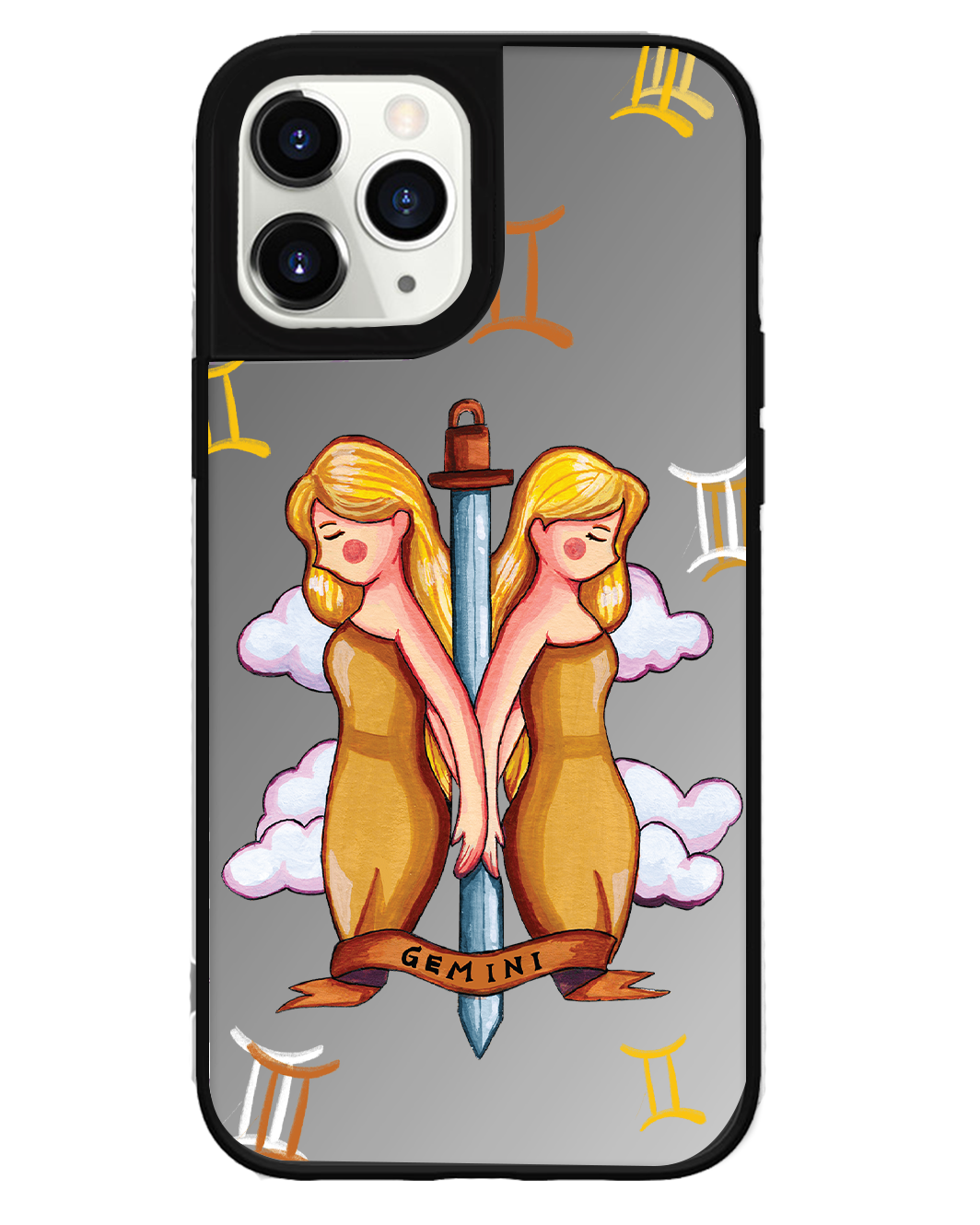 iPhone Mirror Grip Case - Gemini