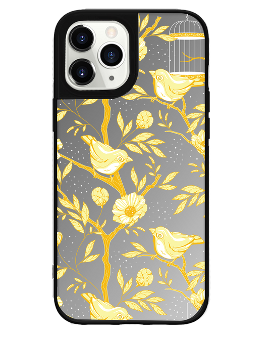 iPhone Mirror Grip Case - Lovebird Monochrome 2.0