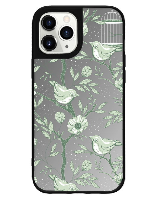 iPhone Mirror Grip Case - Lovebird Monochrome 4.0