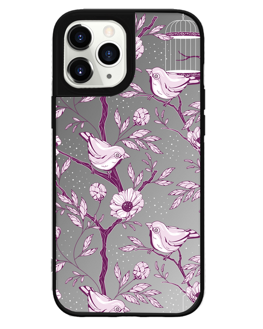 iPhone Mirror Grip Case - Lovebird Monochrome 5.0