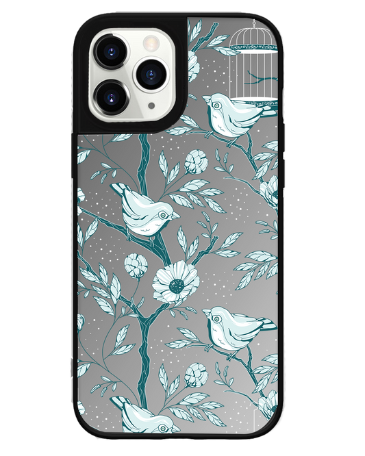 iPhone Mirror Grip Case - Lovebird Monochrome 6.0