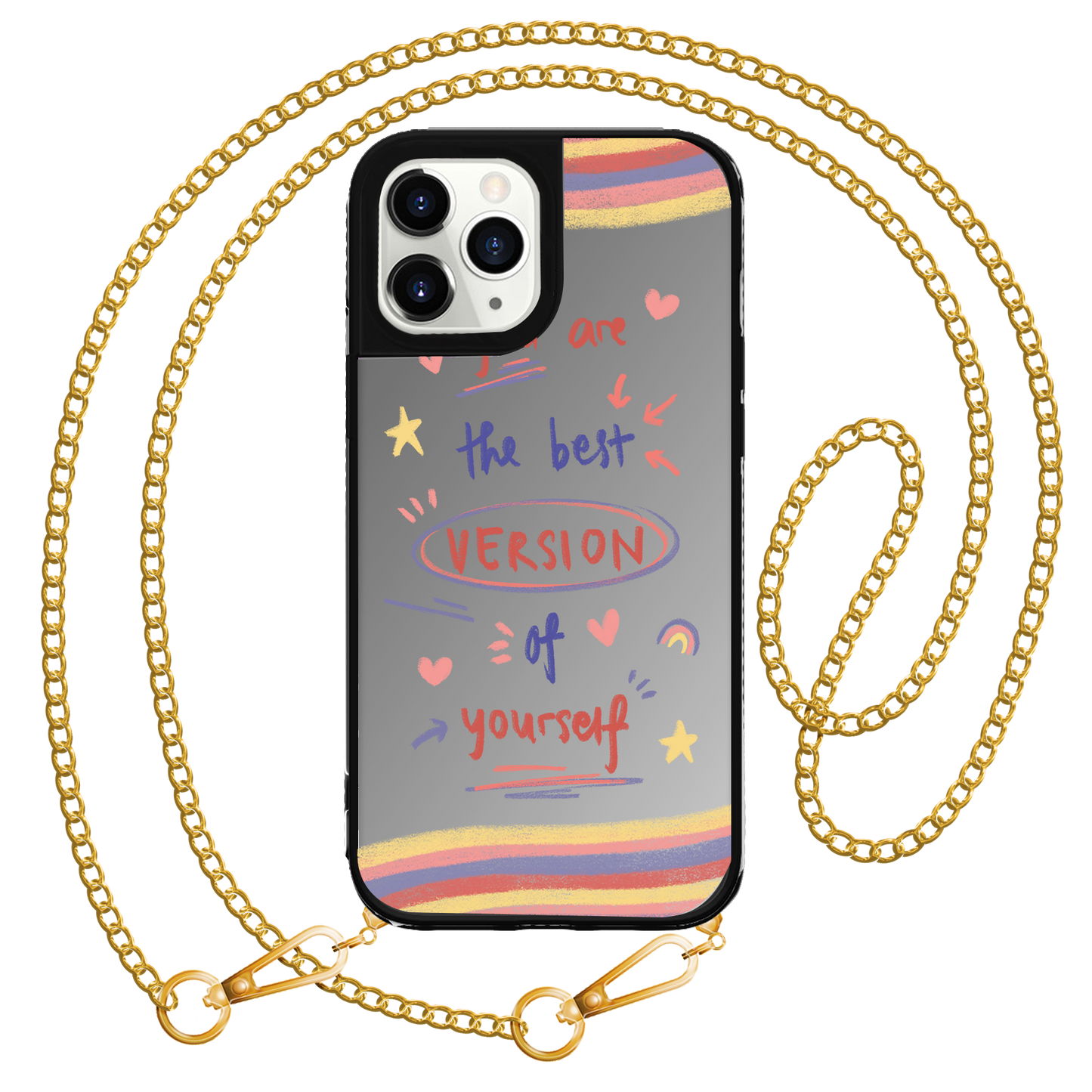 iPhone Mirror Grip Case - Love Yourself