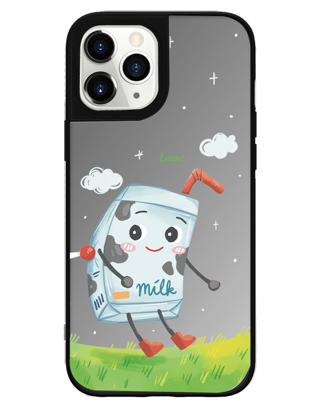 iPhone Mirror Grip Case - Milk to my Cookies (Couple Case)