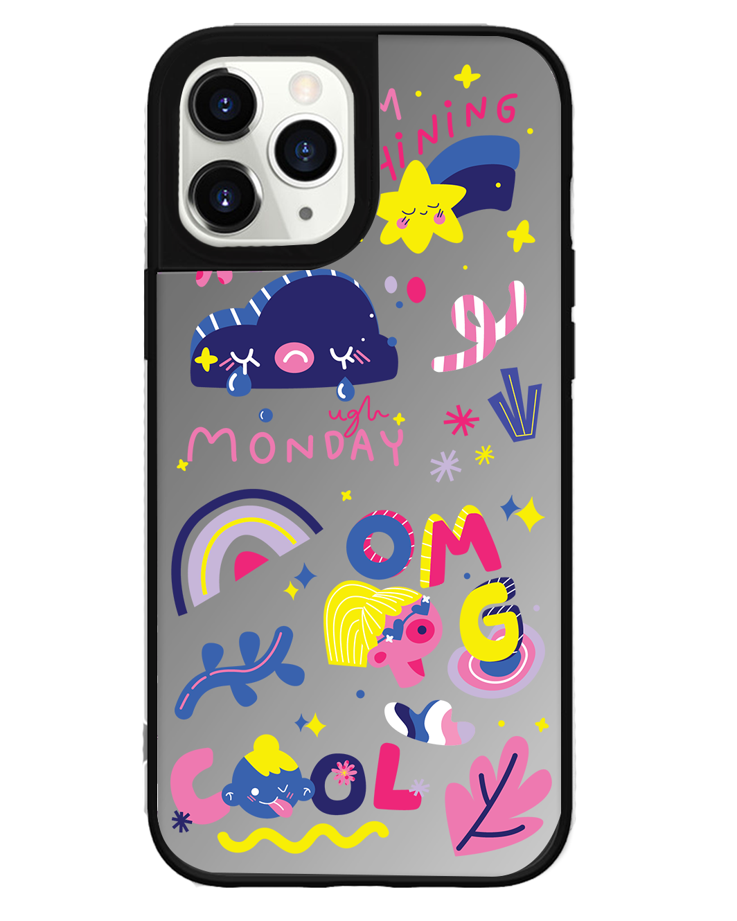 iPhone Mirror Grip Case - Monday my Day