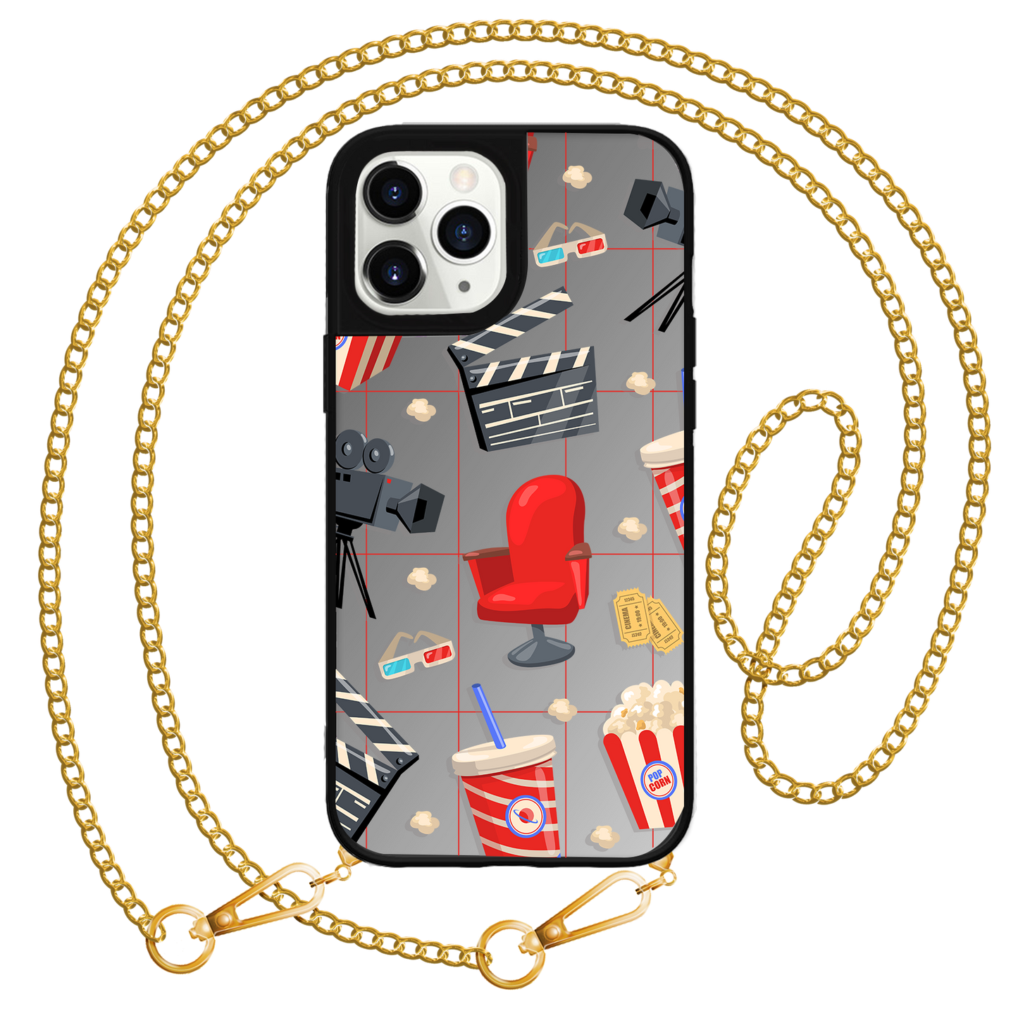 iPhone Mirror Grip Case - Movienight