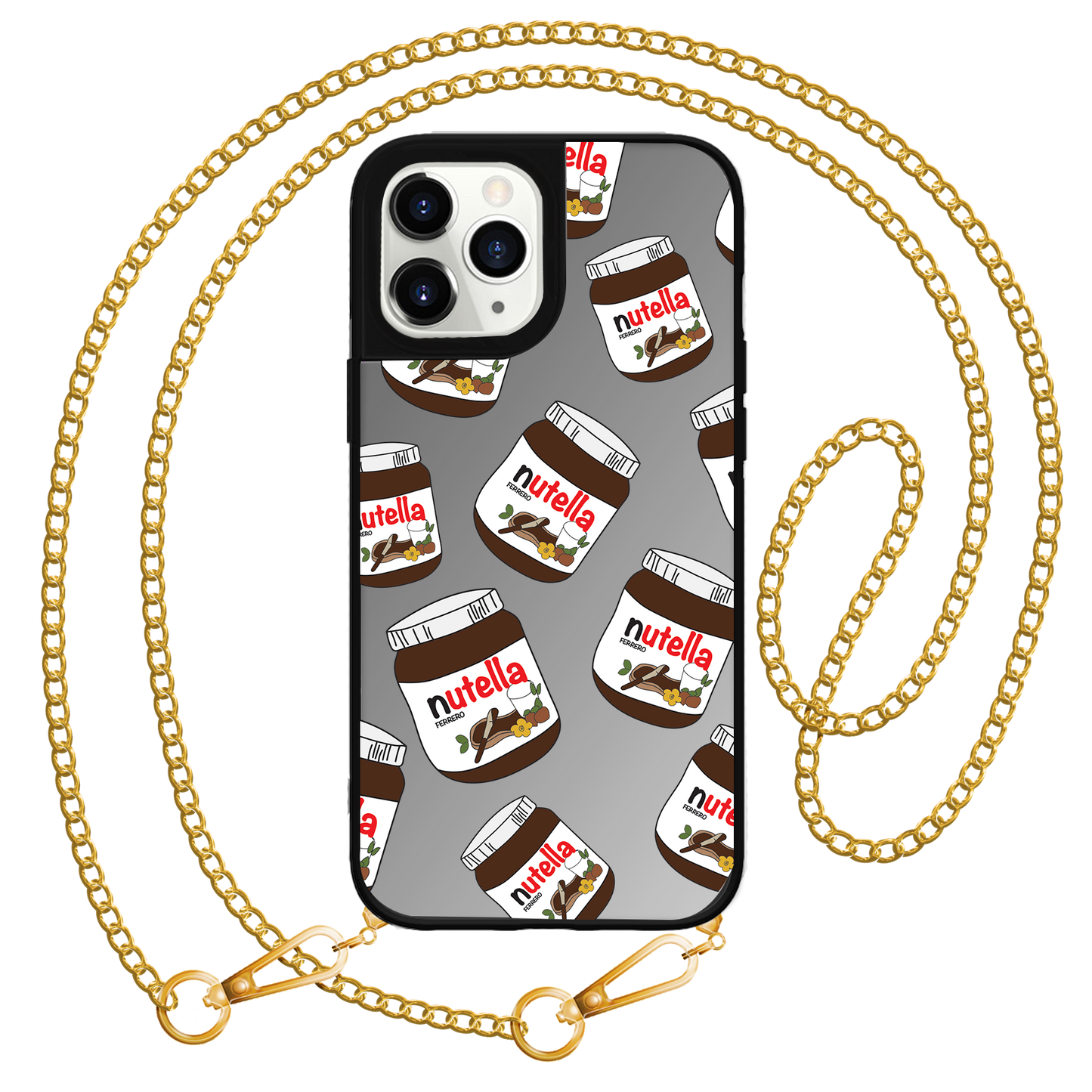 iPhone Mirror Grip Case - Hazelnut Spread