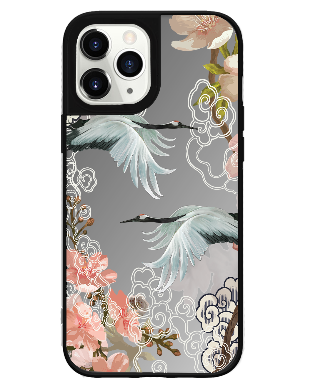 iPhone Mirror Grip Case - Oil Painting Bird