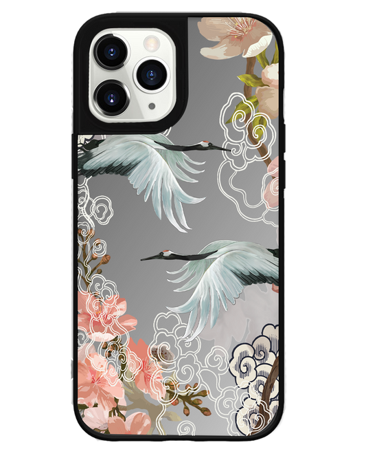 iPhone Mirror Grip Case - Oil Painting Bird