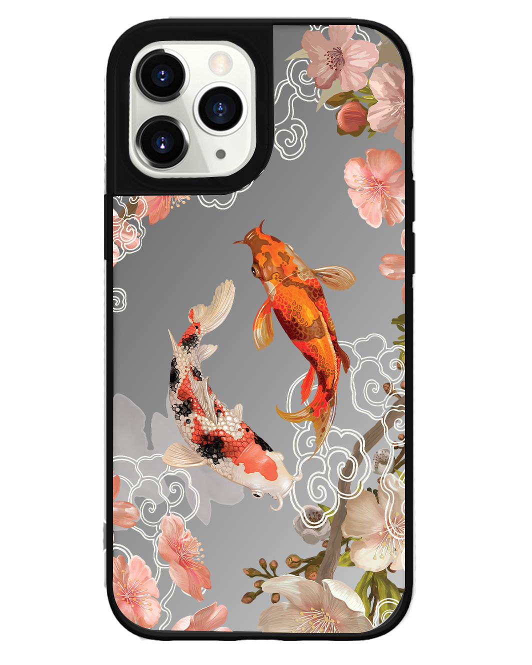 iPhone Mirror Grip Case - Oil Painting Koi