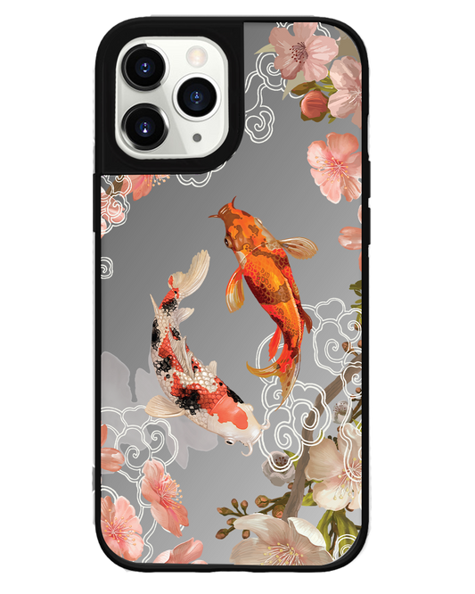 iPhone Mirror Grip Case - Oil Painting Koi