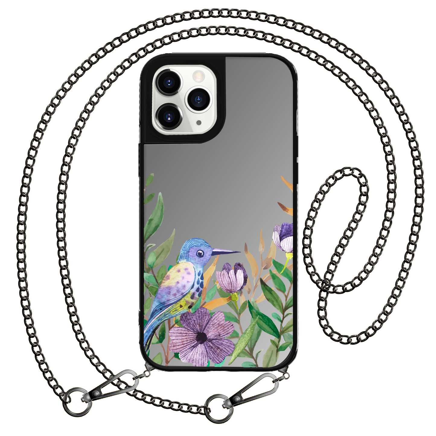 iPhone Mirror Grip Case - Orchid