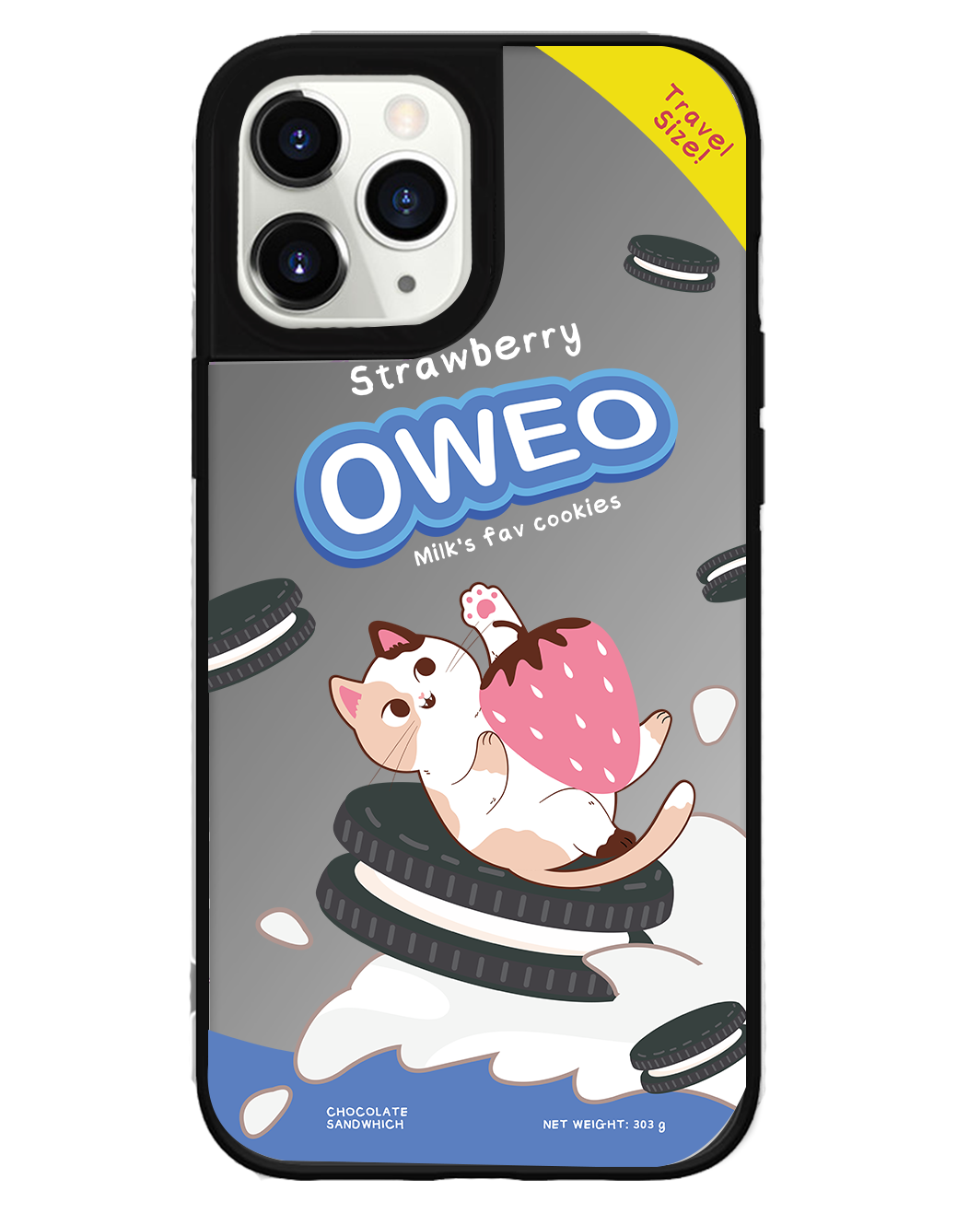 iPhone Mirror Grip Case - Oweo Cat