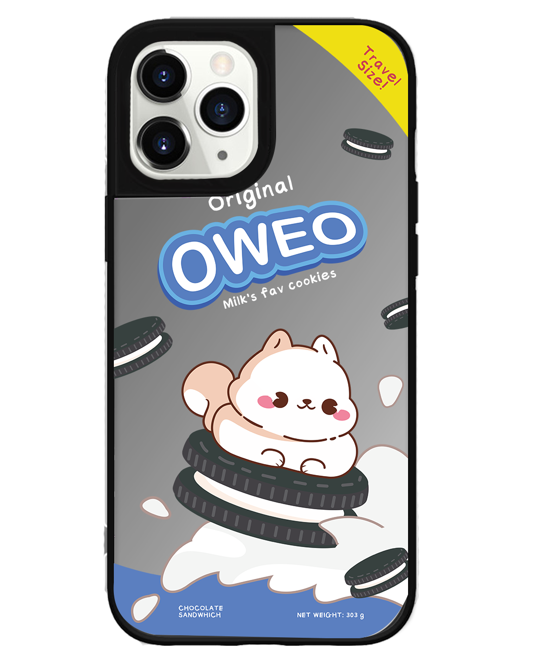 iPhone Mirror Grip Case - Oweo Dog