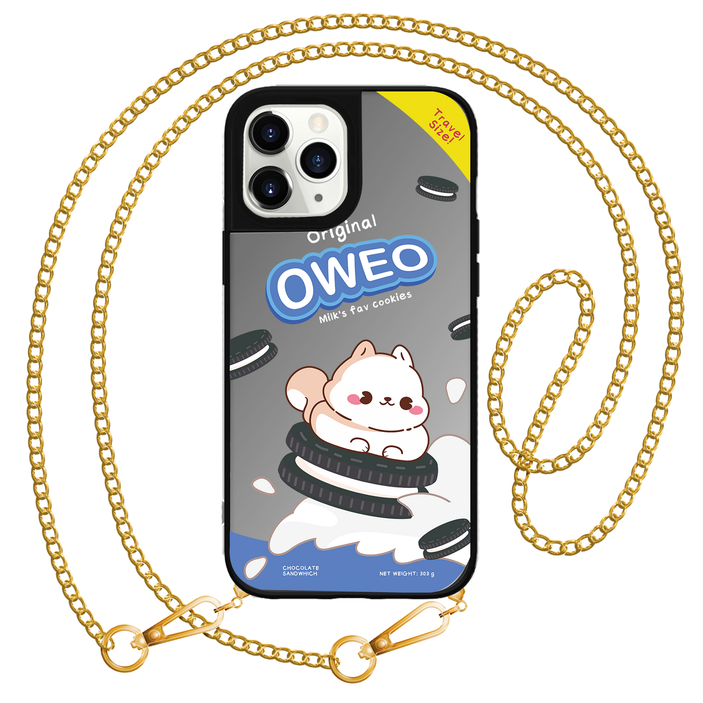 iPhone Mirror Grip Case - Oweo Dog