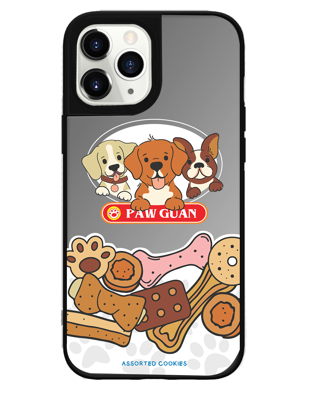iPhone Mirror Grip Case - Pawguan Dog