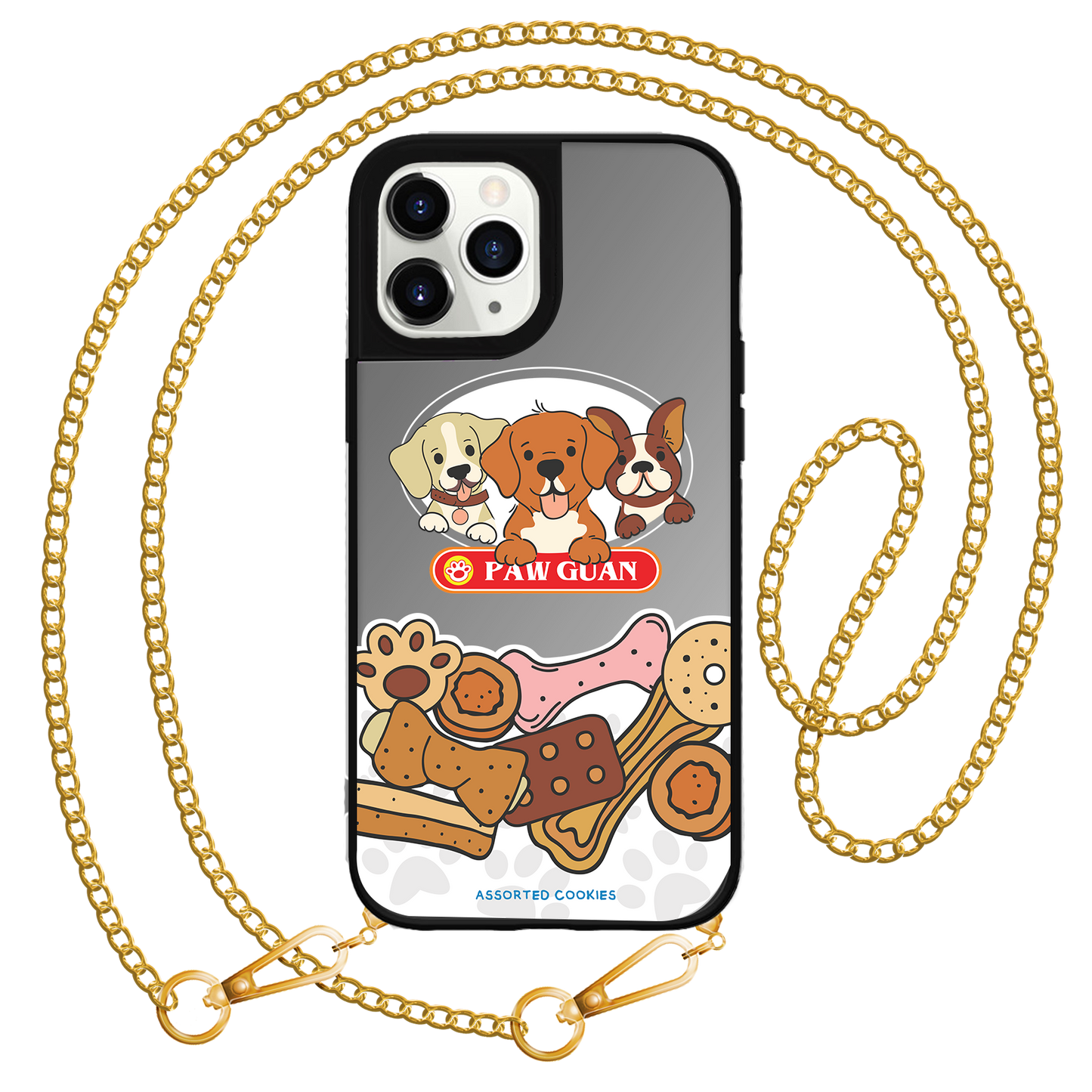 iPhone Mirror Grip Case - Pawguan Dog