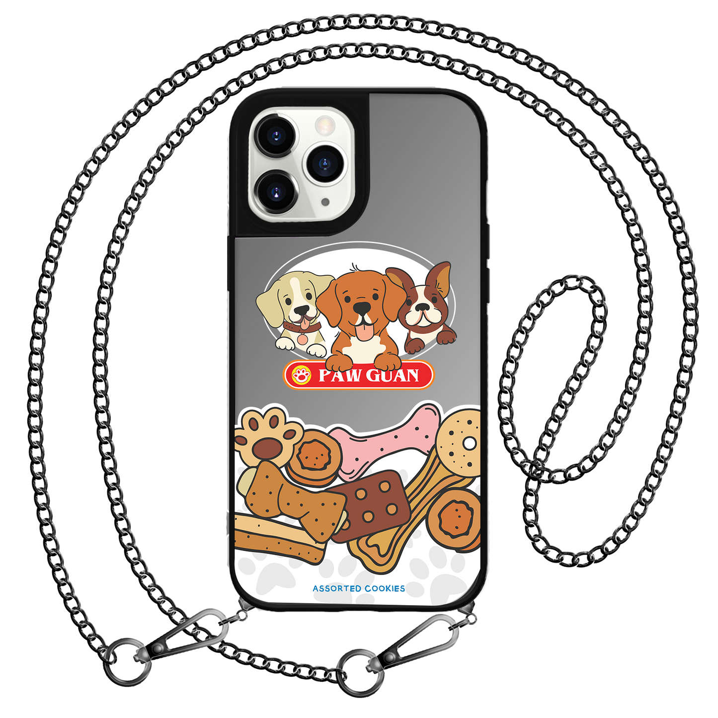 iPhone Mirror Grip Case - Pawguan Dog