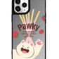 iPhone Mirror Grip Case - Pawky Cat