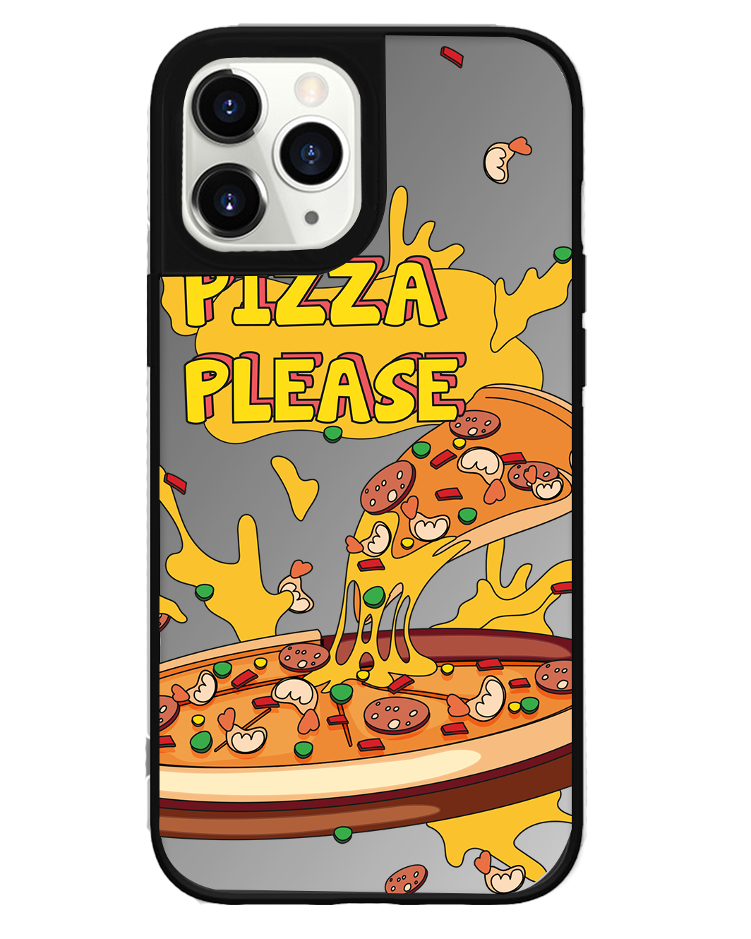 iPhone Mirror Grip Case - Pizza Please