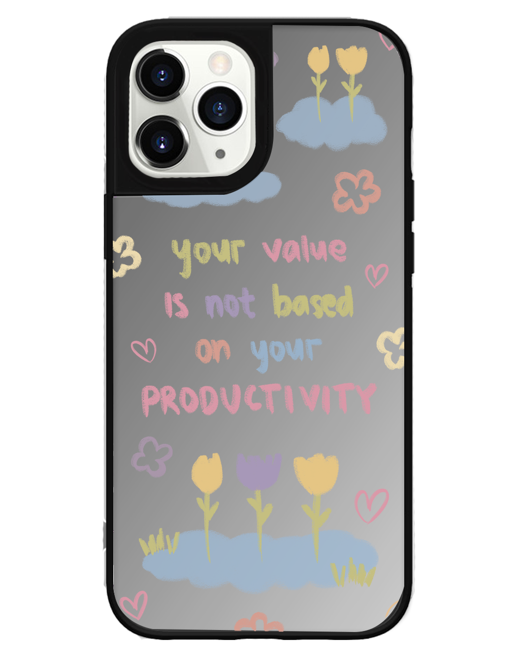 iPhone Mirror Grip Case - Positive Energy