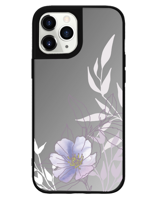 iPhone Mirror Grip Case - Purple Lily