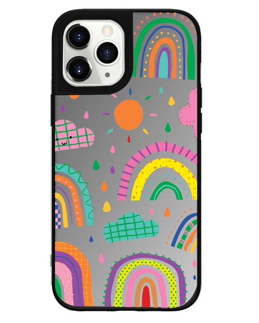 iPhone Mirror Grip Case - Rainbow