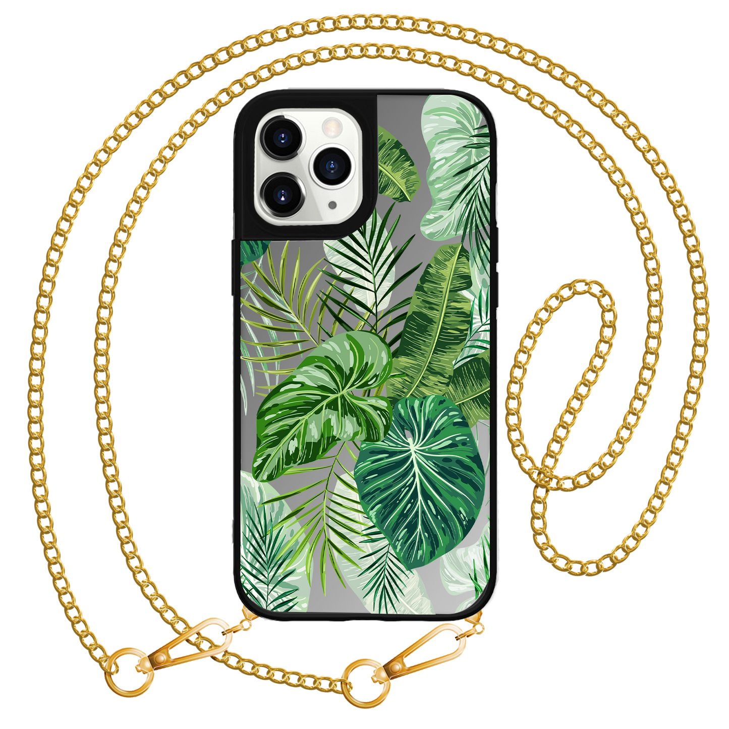 iPhone Mirror Grip Case - Rainforest