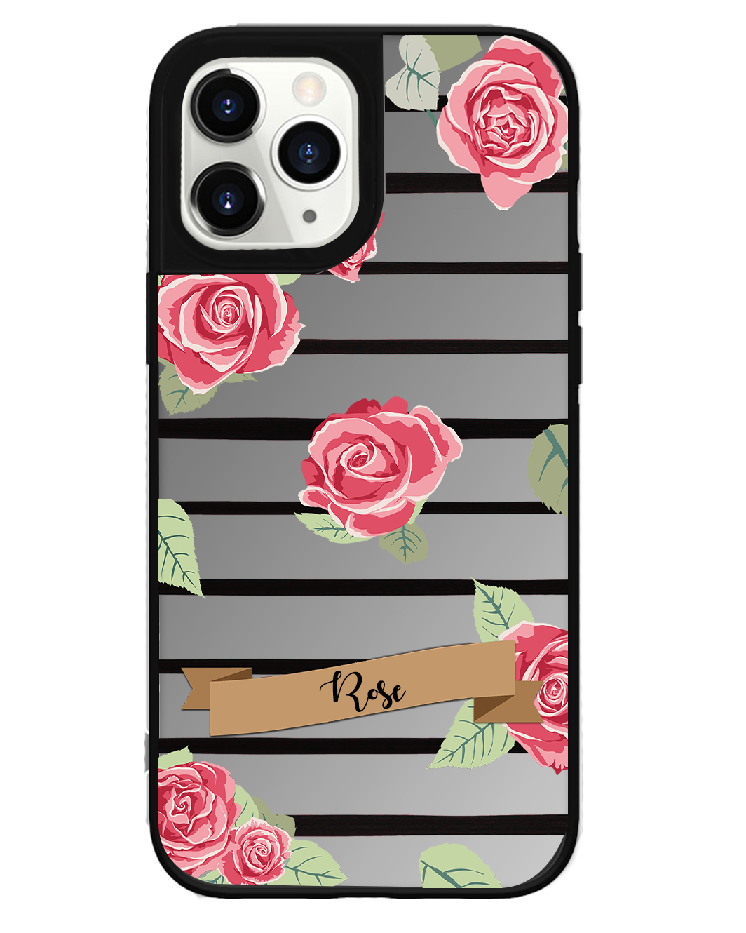 iPhone Mirror Grip Case - Rose