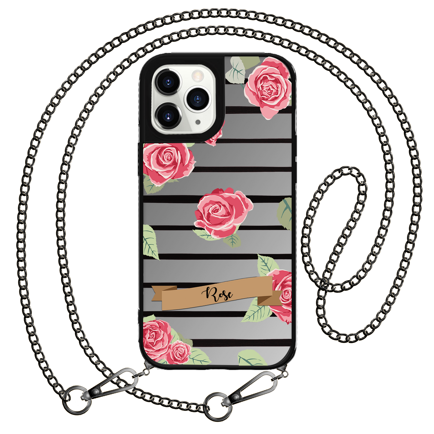 iPhone Mirror Grip Case - Rose