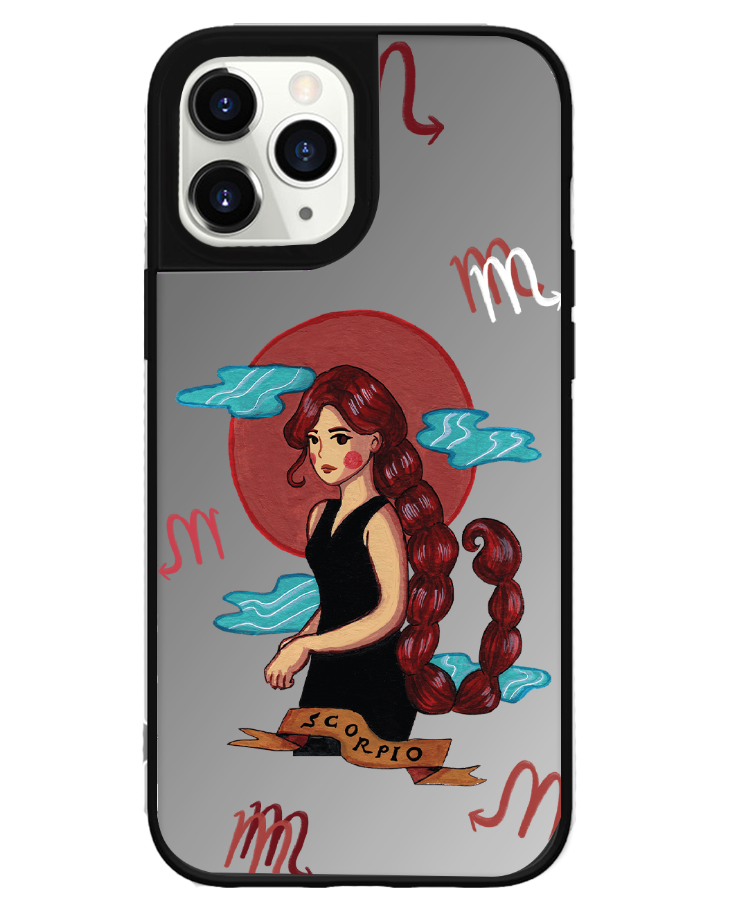 iPhone Mirror Grip Case - Scorpio