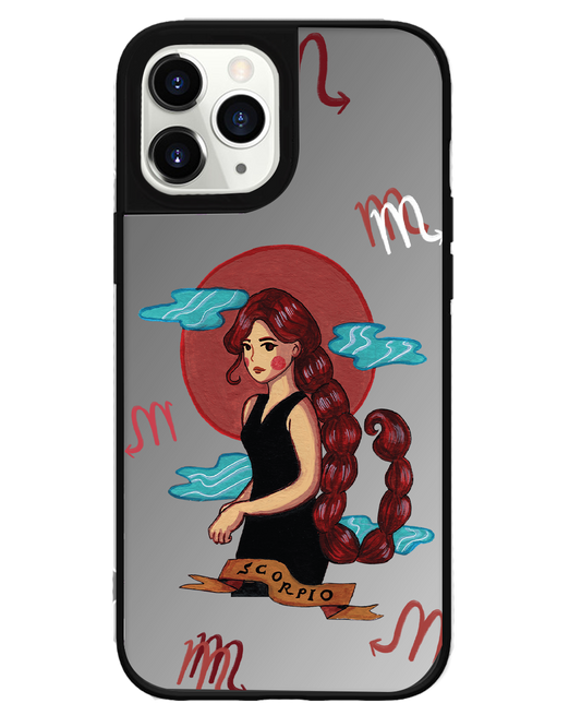 iPhone Mirror Grip Case - Scorpio