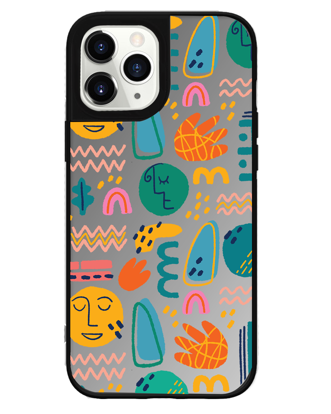 iPhone Mirror Grip Case - Silent Art