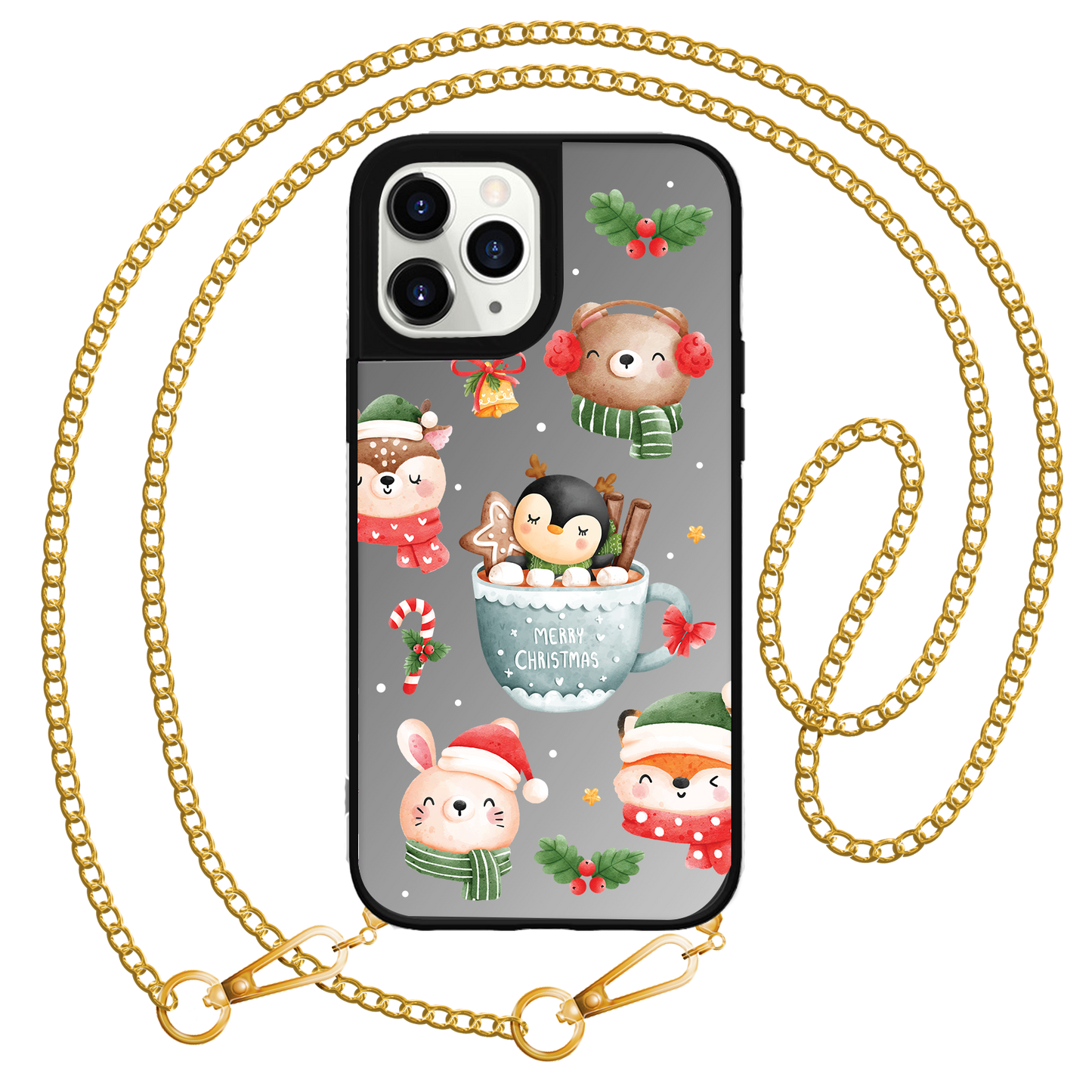iPhone Mirror Grip Case - Storybook Christmas 2.0