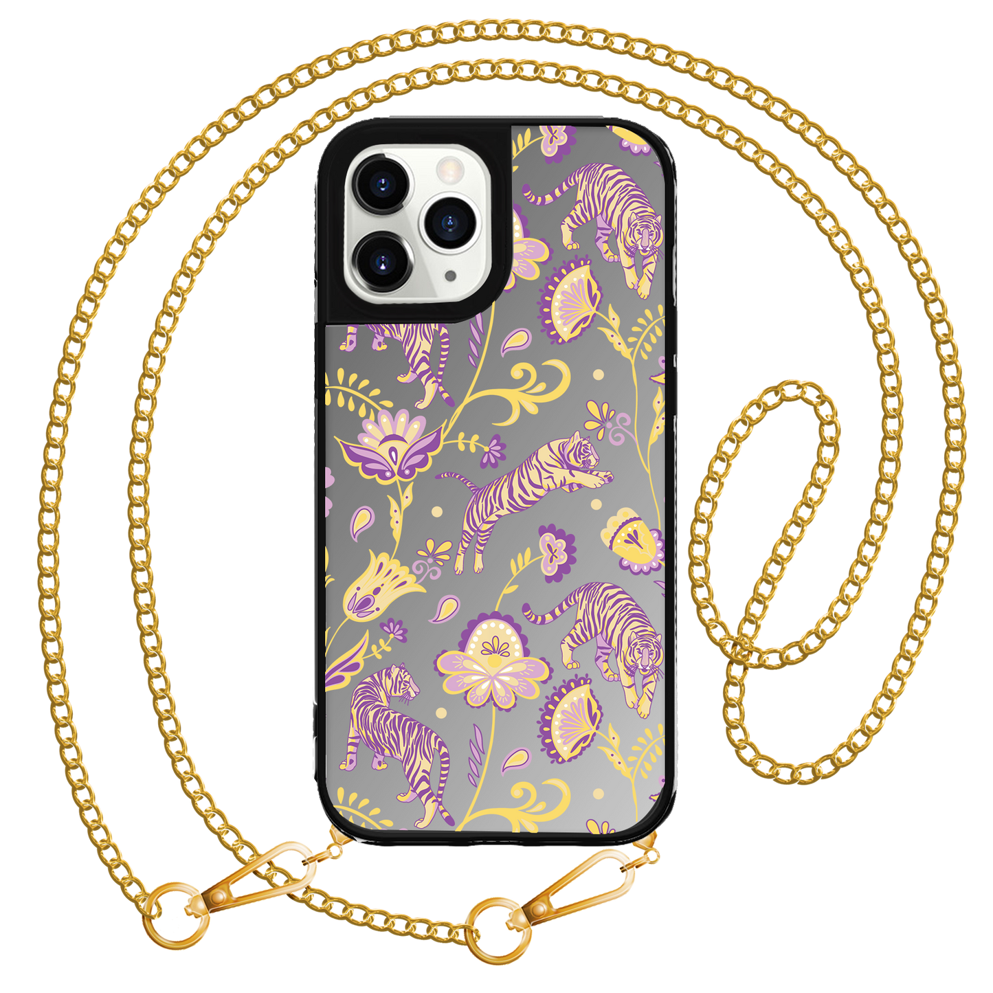iPhone Mirror Grip - Tiger & Floral 4.0