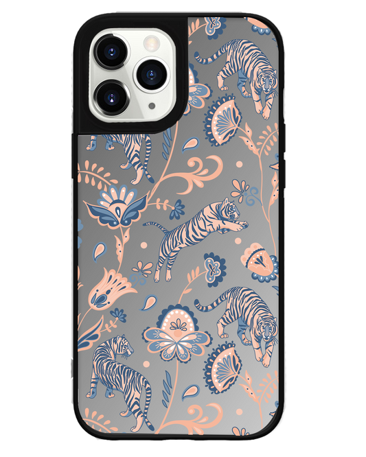 iPhone Mirror Grip Case - Tiger & Floral 5.0