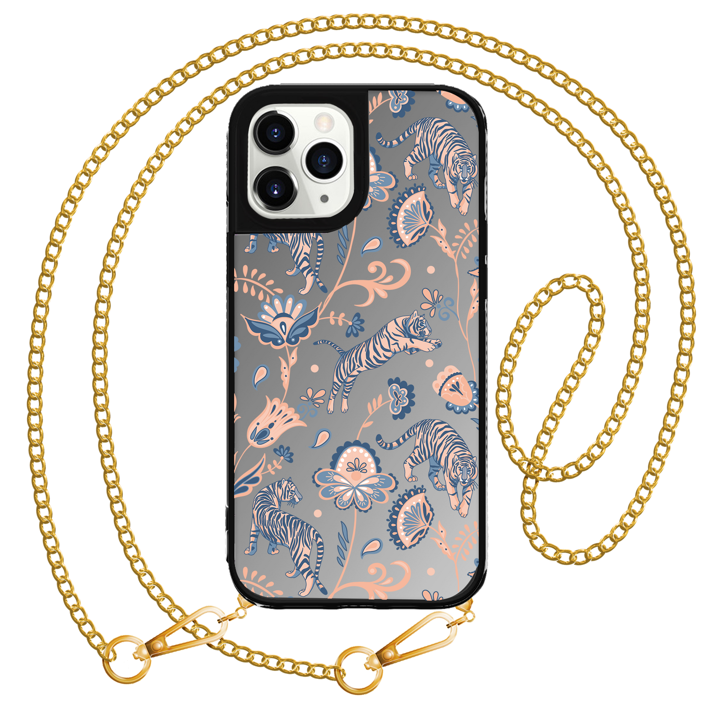 iPhone Mirror Grip - Tiger & Floral 5.0