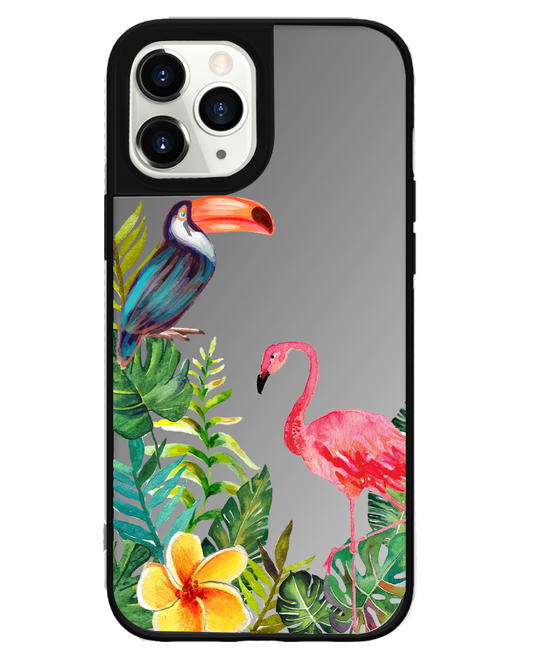 iPhone Mirror Grip Case - Tropical